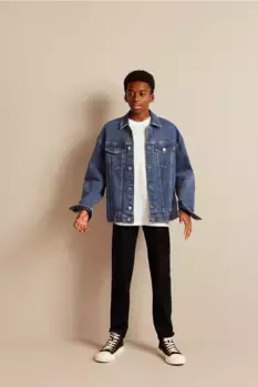 Упаковка из 2 джинсов узкого кроя H&M, черный