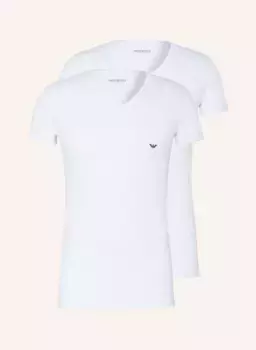 Упаковка из 2 футболок Emporio Armani, белый