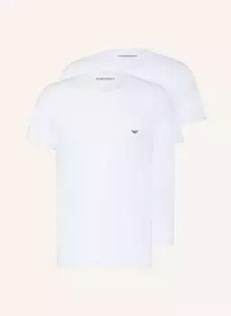 Упаковка из 2 футболок Emporio Armani, белый