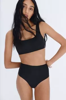 Упаковка из 2-х трусов-бразильцев легкой формы H&M, черный