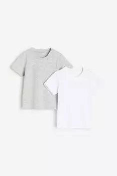 Упаковка из 2 хлопковых футболок H&M
