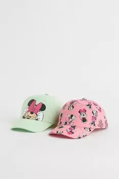 Упаковка из 2 кепок с принтом H&M