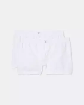 Упаковка из 2 мужских бесшовных боксеров гладкой вязки Emidio Tucci, белый