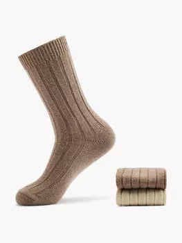 Упаковка из 2 носков. Cosy Nature, коричневый