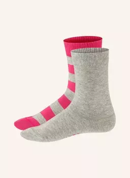 Упаковка из 2 носков счастлива. Falke, серый