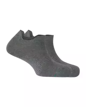 Упаковка из 2 пар мужских хлопковых носков с двойной застежкой серого цвета Punto Blanco, серый