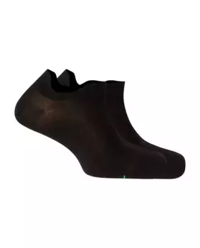 Упаковка из 2 пар мужских хлопковых носков с двойной застежкой черного цвета Punto Blanco, черный