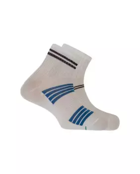 Упаковка из 2 пар мужских хлопковых спортивных носков белого цвета Punto Blanco, белый