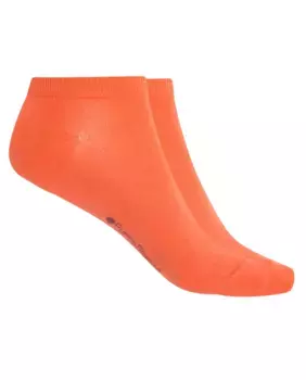 Упаковка из 2 пар женских носков из мерсеризованного хлопка однотонные Punto Blanco, цвет Salmn