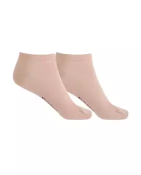 Упаковка из 2 пар женских носков из мерсеризованного хлопка однотонный - Банан Punto Blanco, бежевый