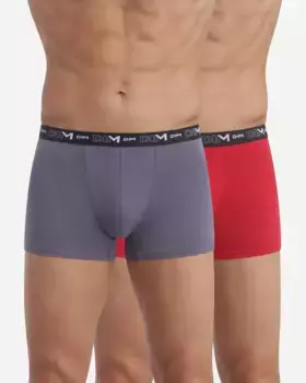 Упаковка из 2 простых и удобных боксеров из эластичного хлопка Dim, мультиколор