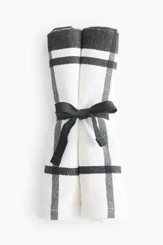 Упаковка из 2 салфеток H&M, белый
