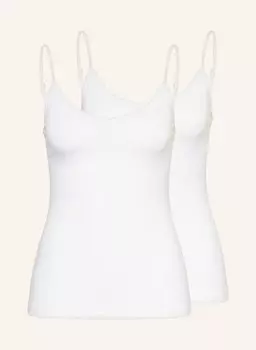 Упаковка из 2 топов полезна для женщин. Calida, белый