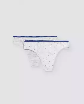 Упаковка из 2 трусиков-стрингов Ysabel Mora, мультиколор