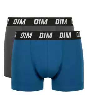 Упаковка из 2 трусов-боксеров из эластичного хлопка с терморегулирующей технологией Regul'activ Dim, мультиколор
