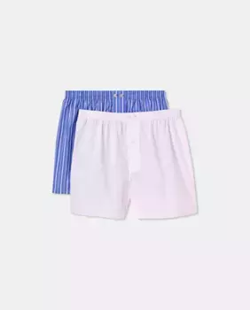 Упаковка из 2 трусов-боксеров из набивной ткани Emidio Tucci, голубой