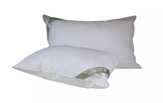 Упаковка из 2 волоконных подушек Hofmanns Basic для аллергиков 50x75 см, можно стирать, 600 г Betten Hofmann