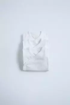 Упаковка из 3 боди-кимоно без рукавов ZARA, белый