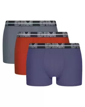 Упаковка из 3 боксеров из эластичного хлопка ярких цветов Dim, многоцветный