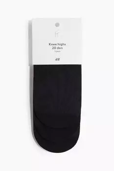 Упаковка из 3 гольфов H&M, черный