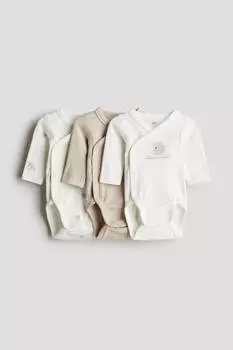 Упаковка из 3-х боди-оберток H&M, мультиколор