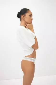 Упаковка из 3-х бразильских трусов H&M, белый