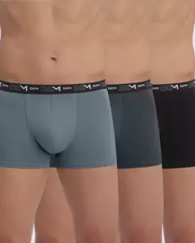 Упаковка из 3-х стандартных трусов-боксеров из эластичного хлопка Dim, мультиколор