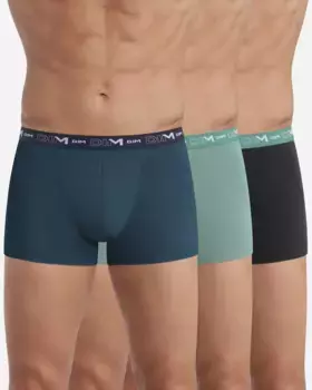 Упаковка из 3-х стандартных трусов-боксеров из эластичного хлопка Dim, мультиколор
