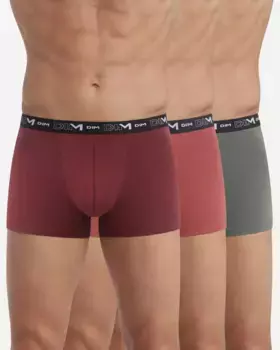Упаковка из 3-х стандартных трусов-боксеров из эластичного хлопка Dim, мультиколор