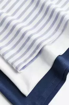 Упаковка из 3 хлопковых футболок H&M, синий