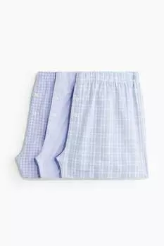 Упаковка из 3 хлопковых трусов-боксеров H&M, мультиколор