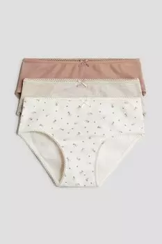 Упаковка из 3 хлопковых трусов H&M, мультиколор