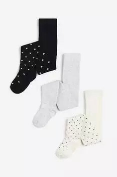Упаковка из 3 колготок H&M, черный