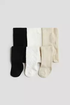 Упаковка из 3 колготок H&M, золотой