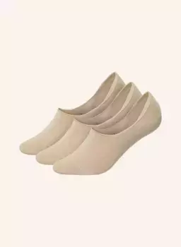 Упаковка из 3 носков one color invisibles Dillysocks, бежевый