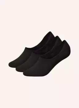 Упаковка из 3 носков one color invisibles Dillysocks, черный