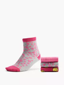 Упаковка из 3 носков. Skechers, розовый