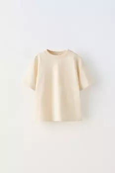 Упаковка из 3 однотонных футболок ZARA, цвет duck blue