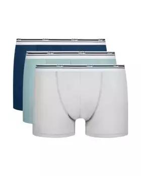 Упаковка из 3 простых и удобных трусов-боксеров из эластичного хлопка Dim, мультиколор