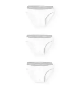 Упаковка из 3 простых слипов для мальчиков с логотипом на талии Boboli, белый