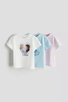 Упаковка из 3 рубашек с принтами H&M, белый
