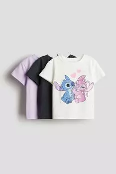 Упаковка из 3 рубашек с принтами H&M, белый