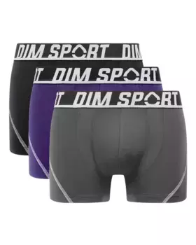 Упаковка из 3 спортивных боксеров из микрофибры с дышащей сеткой Dim, многоцветный