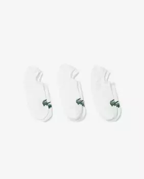 Упаковка из 3 спортивных носков с логотипом Lacoste, белый