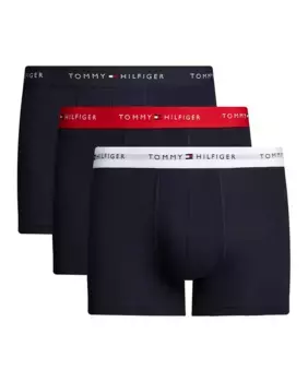 Упаковка из 3 трикотажных трусов-боксеров Tommy Hilfiger, тёмно-синий