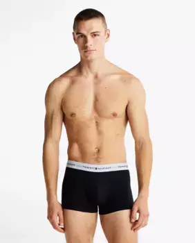 Упаковка из 3 трикотажных трусов-боксеров Tommy Hilfiger, тёмно-синий
