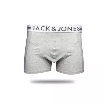 Упаковка из 3 трусов-кофров Jack & Jones, серый