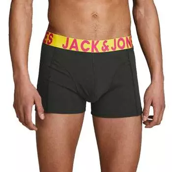 Упаковка из 3 трусов-кофров Jack & Jones, черный