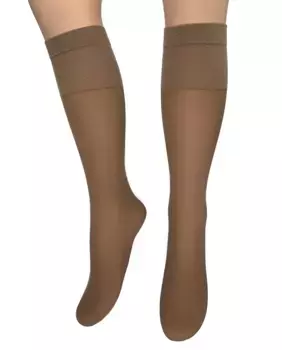 Упаковка из 4 мини-колготок в 2 конвертах Velo 40 мб однотонный макияж 40 ден Hyd, цвет Tabac