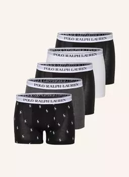 Упаковка из 5 боксеров. Polo Ralph Lauren, черный